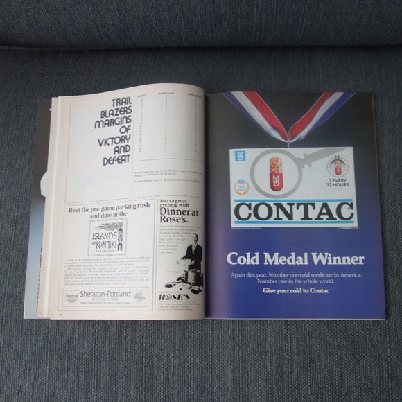 hoop Portland Trail Blazers vs Houston Rockets Saturday November 25 1978 Program - Picture 7 of 16